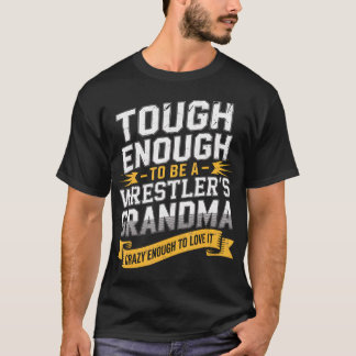 Camiseta Difícil Ser Avó de um Lutador Louca o Suficiente P