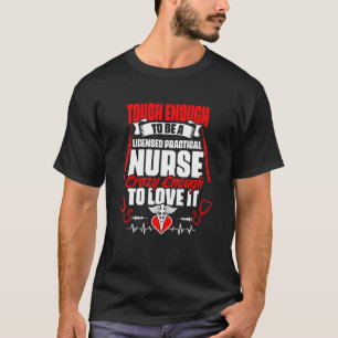 Camiseta Difícil ser um enfermeiro prático licenciado   Méd