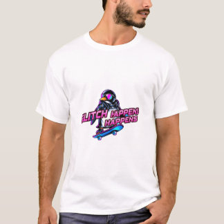 Camiseta Dificuldade Acontece Biker Penguin Tee