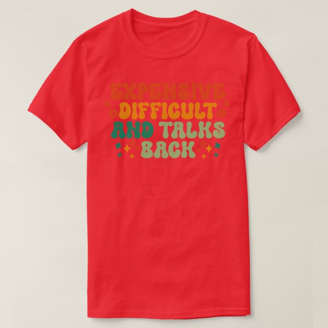 Camiseta Dificuldade Caro E Conversações De Volta 3 (Frente do Design)