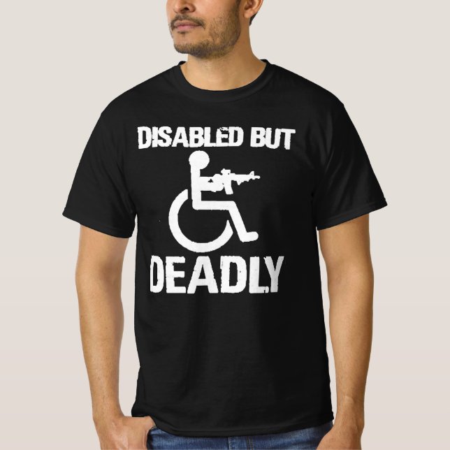 Camiseta dificuldade engraçada mortal (Frente)