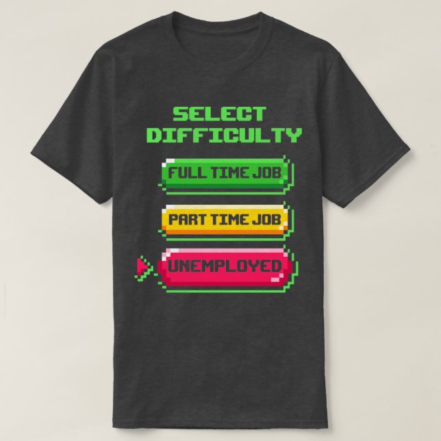 Camiseta Dificuldade no jogo (Frente do Design)