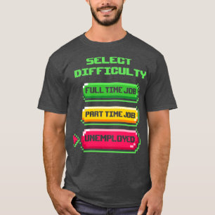 Camiseta Dificuldade no jogo
