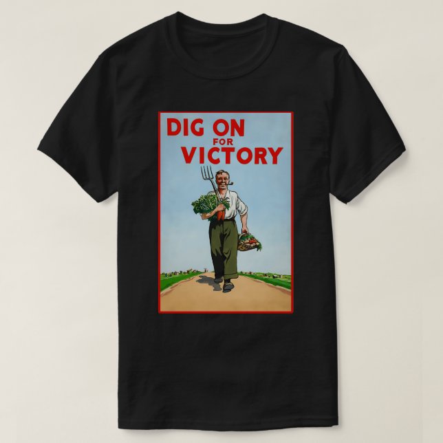 Camiseta Dig On For Victory (Frente do Design)