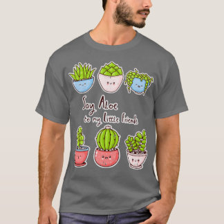 Camiseta Diga Aloe aos meus pequenos amigos!