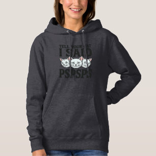 Camiseta Diga ao seu gato que eu disse Pspsps Gato engraçad