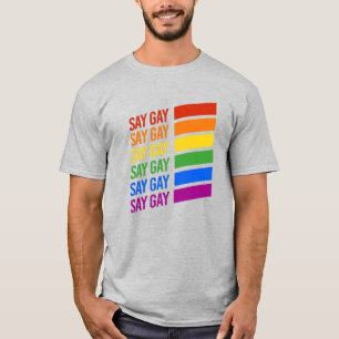 Camiseta Diga Arco-íris Gay
