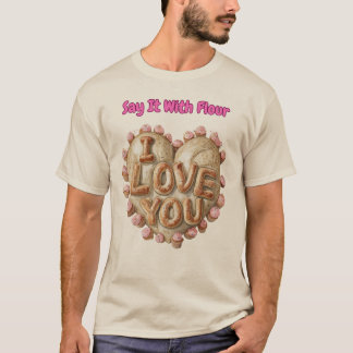 Camiseta Diga com Farinha: Um Amor Delicioso