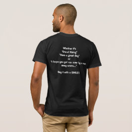 Camiseta Diga com um SORRISO