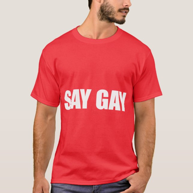 Camiseta Diga Gay (Frente)