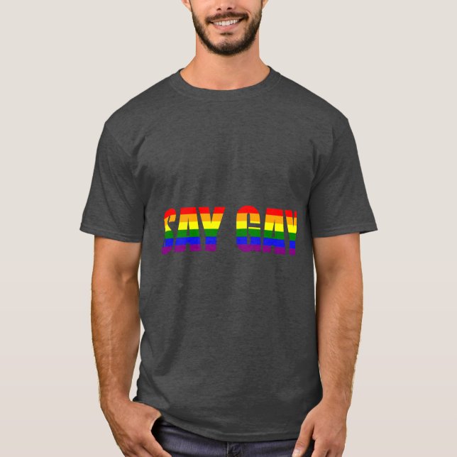 Camiseta Diga Gay (Frente)