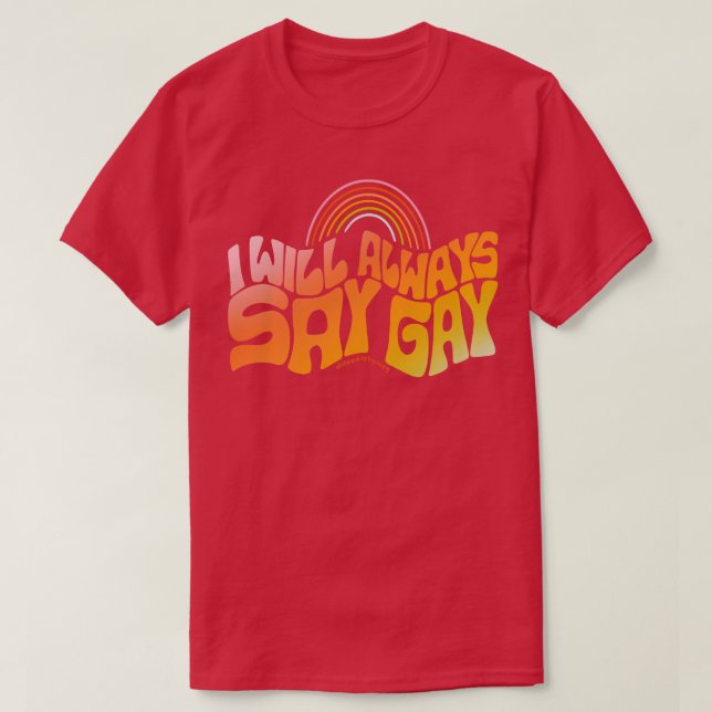Camiseta Diga Gay (Frente do Design)