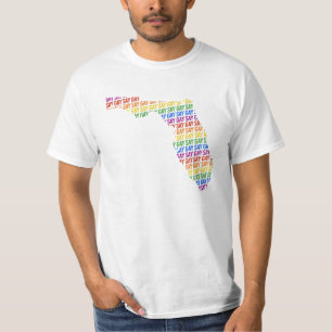 Camiseta Diga Gay Flórida