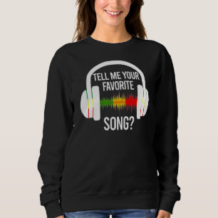 Camiseta Diga-me seus Fones de ouvido favoritos de gelo