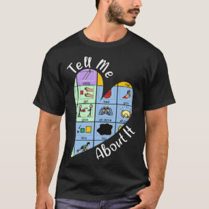 Camiseta diga-me uma palavra sobre a patologia da fala aac