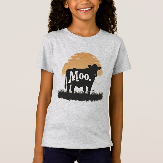 Camiseta Diga Moo — Bonita Prata-Vaca (Frente)