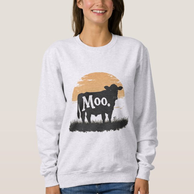 Camiseta Diga Moo — Bonita Prata-Vaca (Frente)
