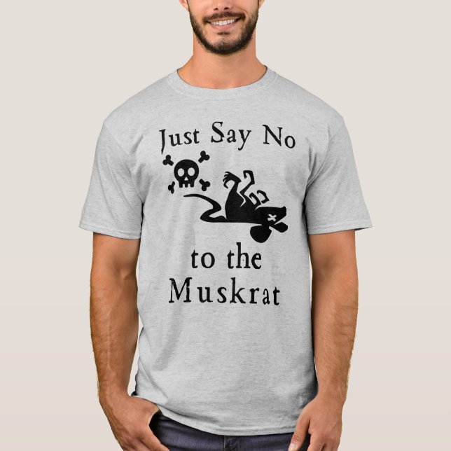 Camiseta Diga Não a Elon Muskrat (Frente)
