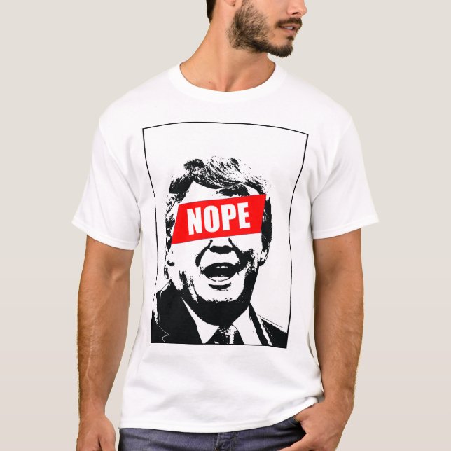 Camiseta Diga "Não" a Trump (Frente)