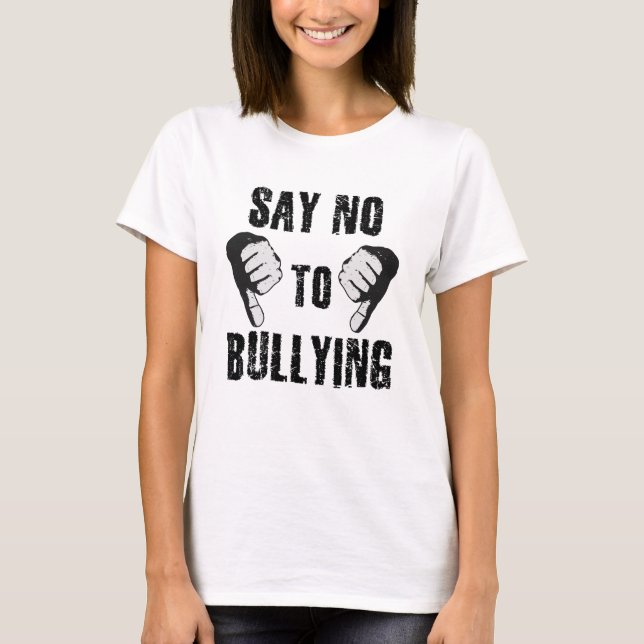 Camiseta Diga Não ao Bullying (Frente)