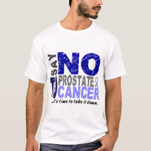 Camiseta Diga NÃO ao cancro da próstata 1