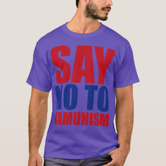 Camiseta Diga Não Ao Kamunismo minimalista