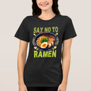 Camiseta diga não ao ramen