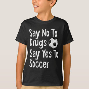 Camiseta Diga "Não" Às Drogas Que Dizem "Sim" À Droga Engra