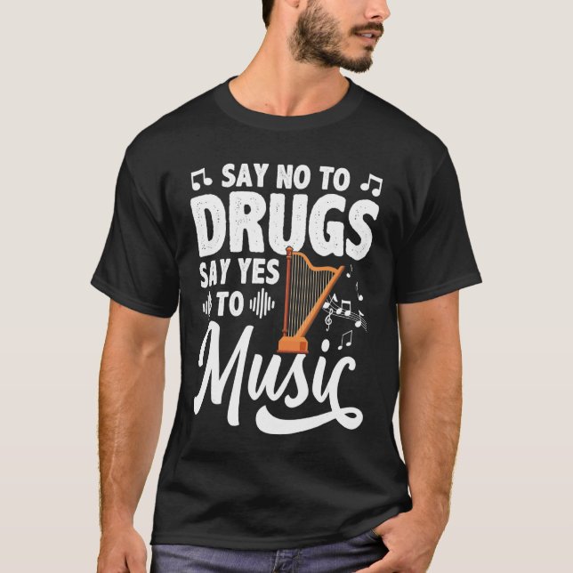 Camiseta Diga "Não" Às Drogas Que Dizem "Sim" À Semana Da F (Frente)