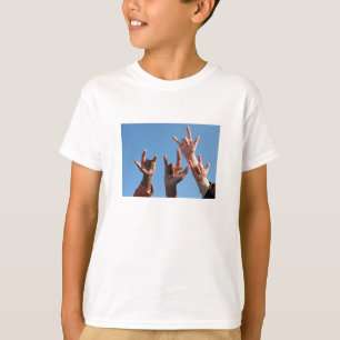Camiseta Diga-o com um sinal