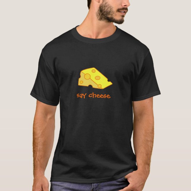 Camiseta Diga o queijo! (Frente)