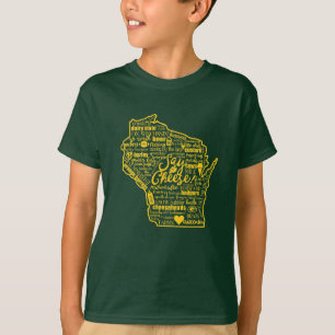 Camiseta Diga o queijo! Wisconsin caçoa o T