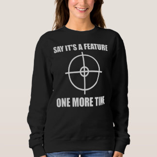 Camiseta Diga que é um recurso mais uma vez, uma peça para 