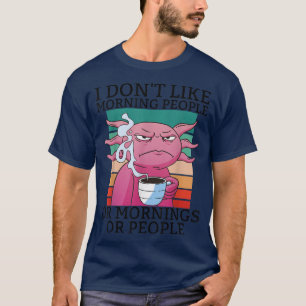 Camiseta Diga que não gosto de café Axolotl com Pessoas de 
