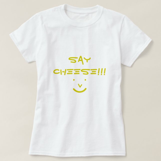 CAMISETA DIGA QUEIJO!!! (Frente do Design)