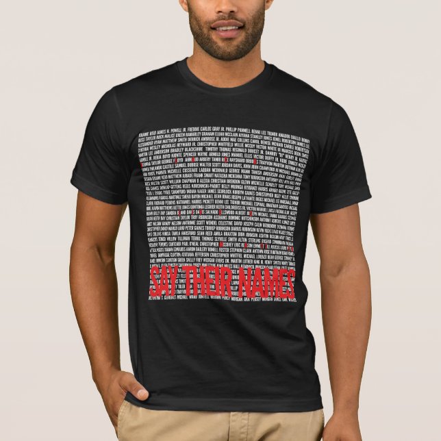 Camiseta diga seus nomes (Frente)