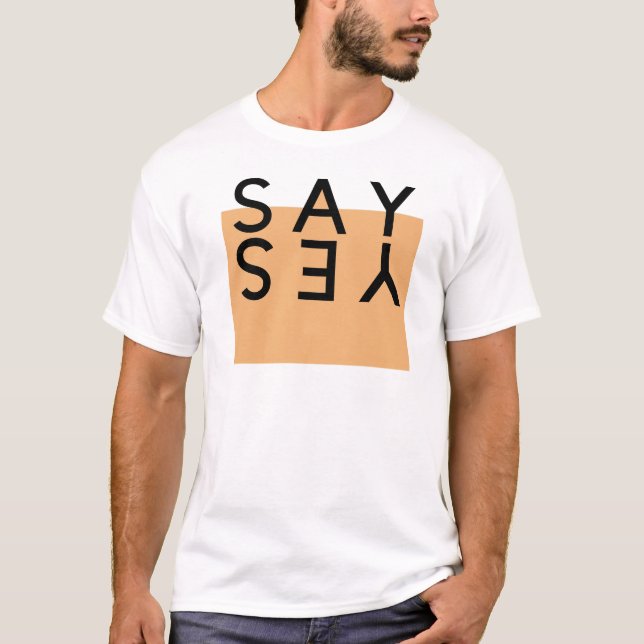 Camiseta Diga sim (Frente)