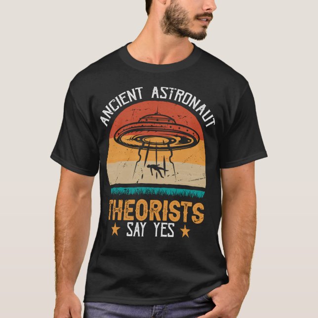Camiseta Diga Sim Citando Engraçado Membro Astronauta Antig (Frente)