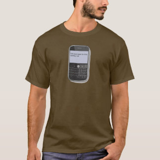 Camiseta diga sua mamã para parar de texting me