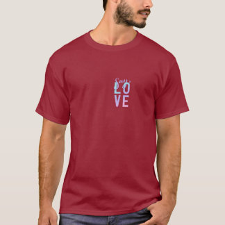 Camiseta Digam Amor Personalizada Típica de Gradiente de Ca