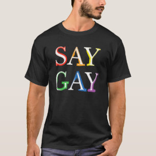 Camiseta Digam Orgulho gay mês de desfile as cores do arco-
