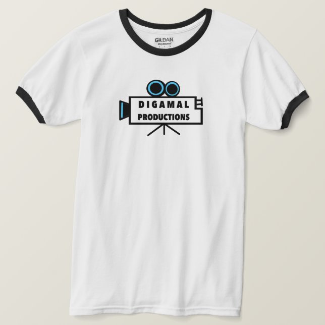 Camiseta Digamal Ringer (Frente do Design)