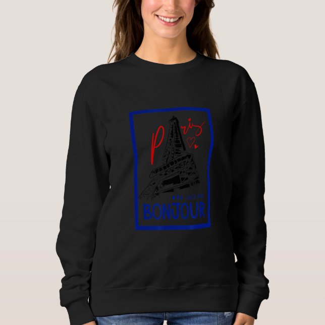 Camiseta Digamos Olá Com a Wow Paris Linda Torre Eiffel (Frente)