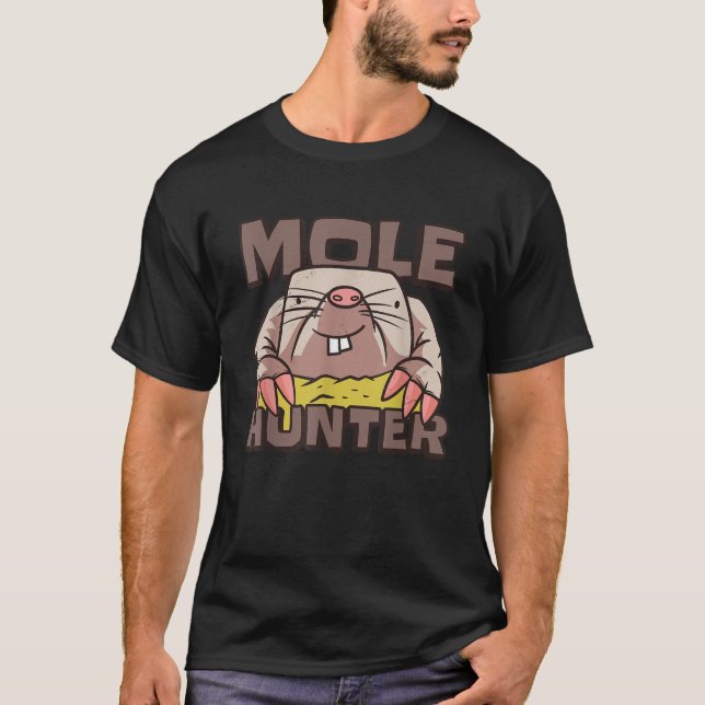 Camiseta Digger De Rato De Mole Hunter (Frente)
