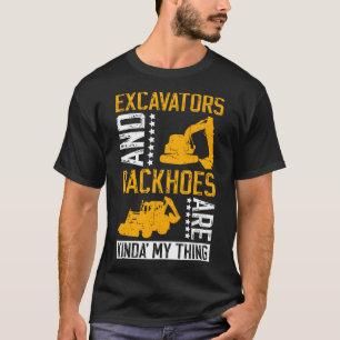 Camiseta Dígger De Retorno Do Excavador E Do Escavador