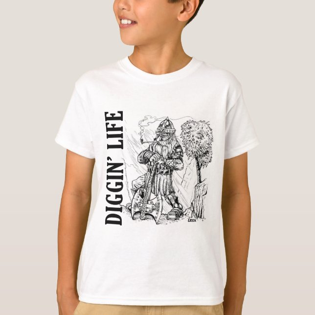 Camiseta Diggin' Life Kids (Frente)