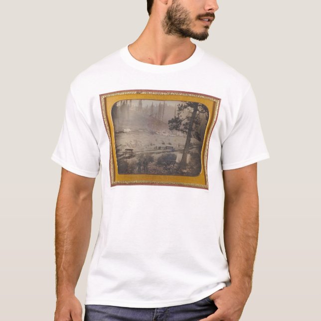 Camiseta Diggings no urso liso, EL Dorado Co. (40070) (Frente)