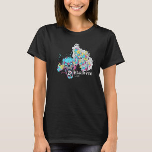 Camiseta Digibyte Mente Explosiva Cripto Crânio Criptograma