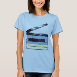 Camiseta digital_film_slate, fora dos filmes da nenhumaa