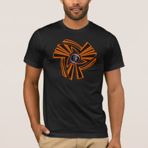 Camiseta digital tribal com dragão em bolha